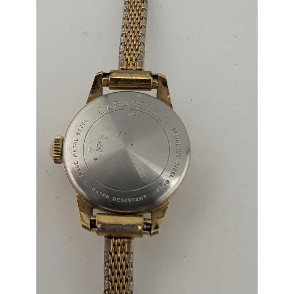 Vintage Caravelle Bulova Women's 21mm Case Mechanical Watch- Working
